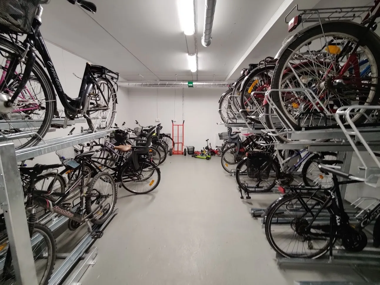 Cykelrummet i källaren